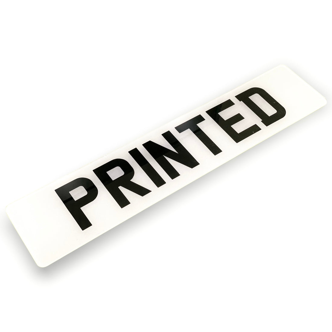 2D Printed Number Plates