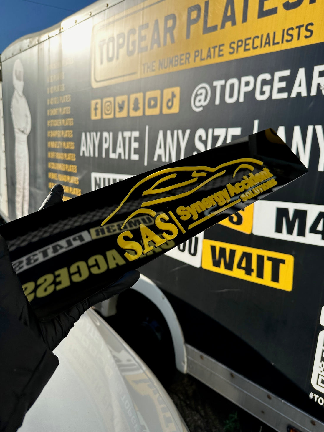 Business Logo Plate - Trade