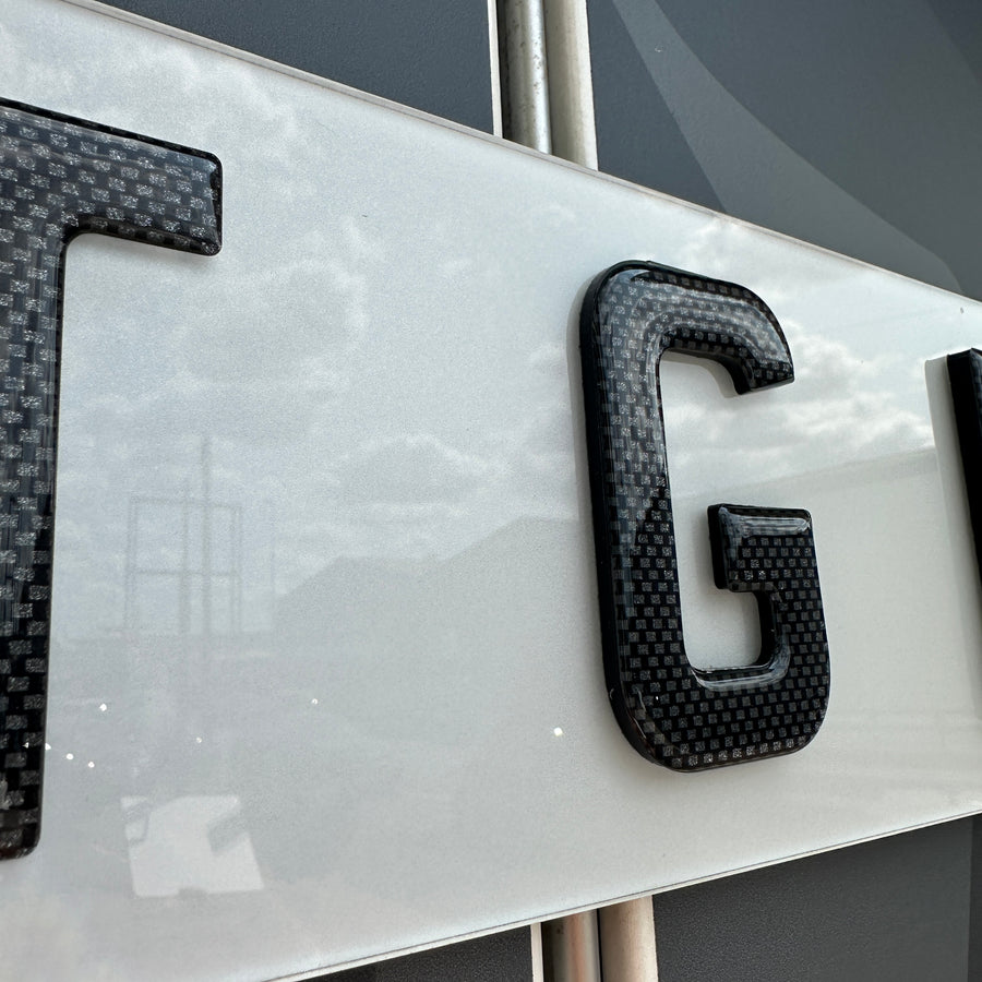 Carbon Lettering - 3D/4D/5D