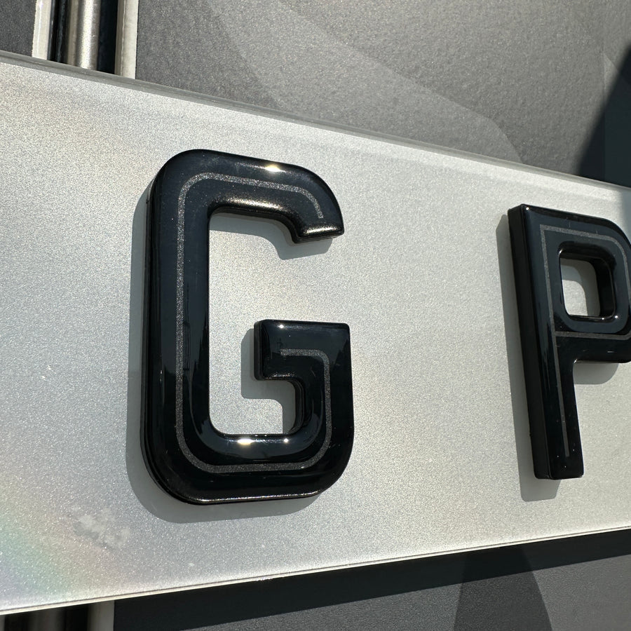Hi-Line Lettering - 3D/4D/5D - Show Plate