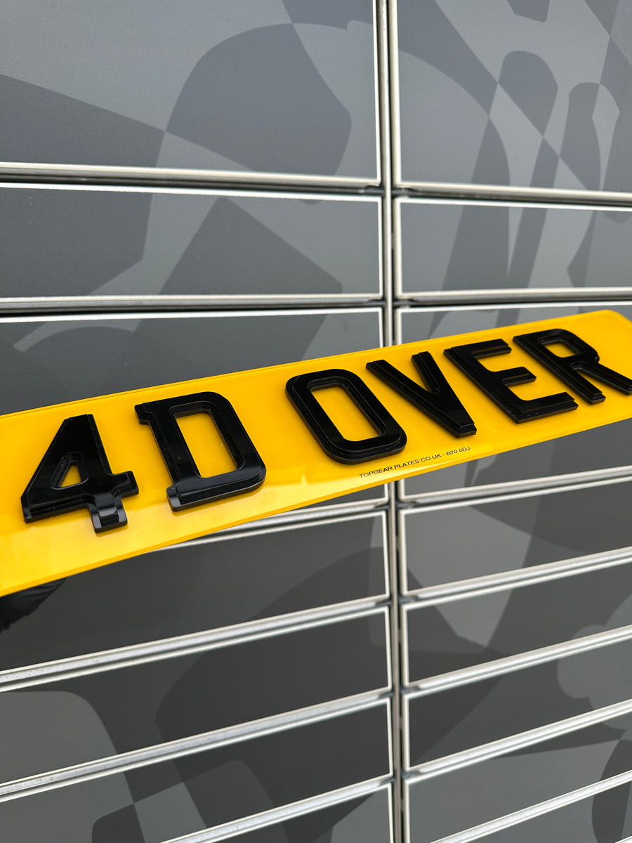 4D Over Gloss Black