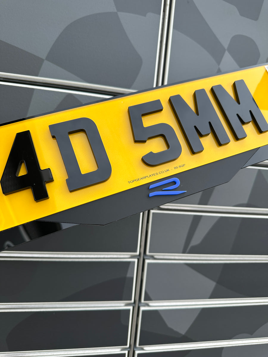 4D 5mm Gloss/Matt Black