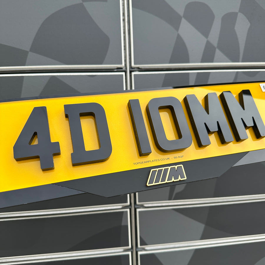 4D 10mm Gloss Black