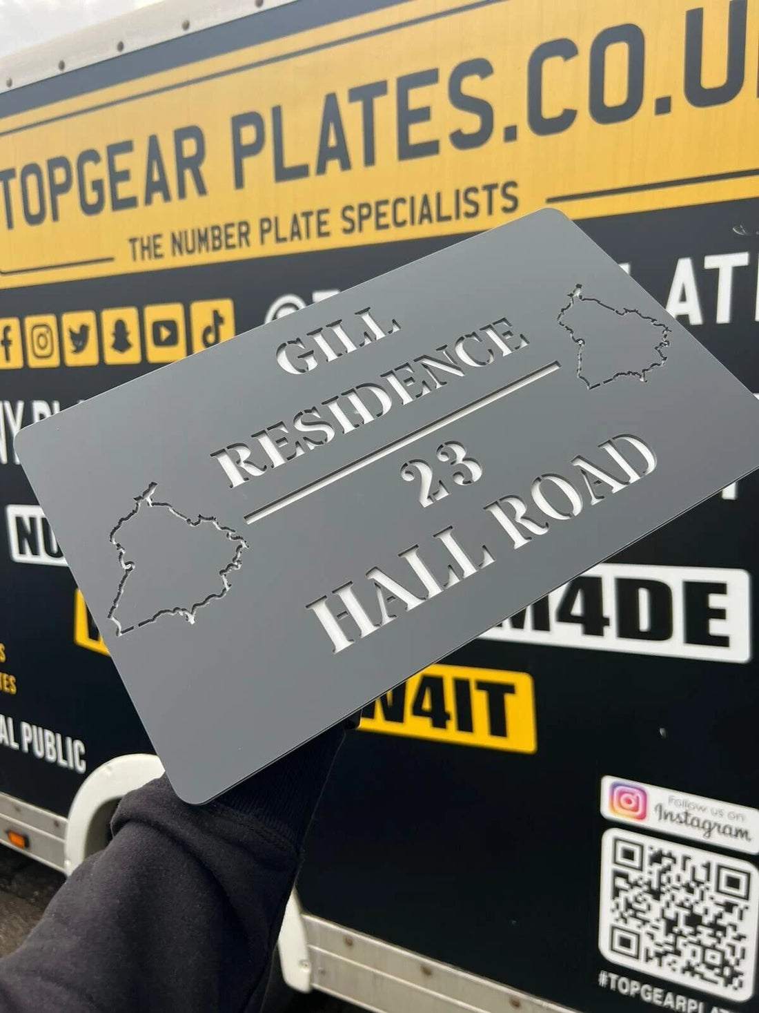 Punjab Map House Sign - Premium