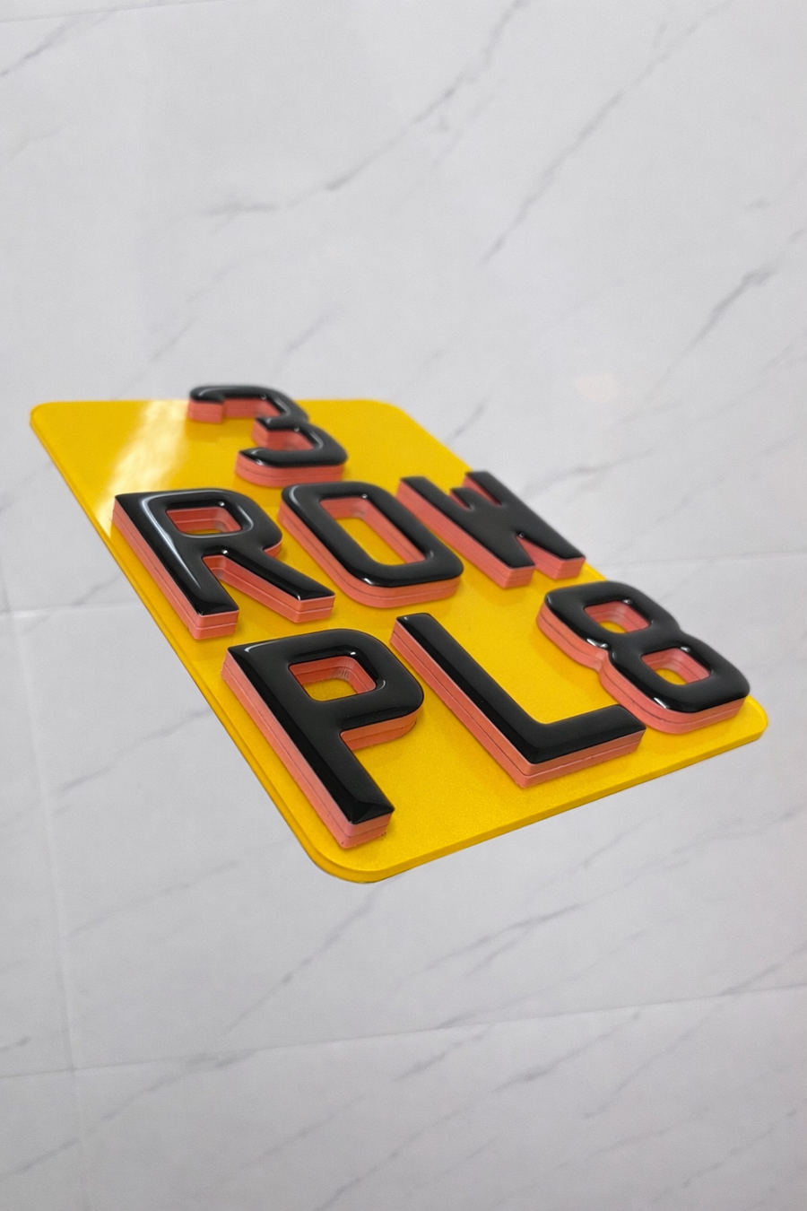 3 Row Plate - Show Plate