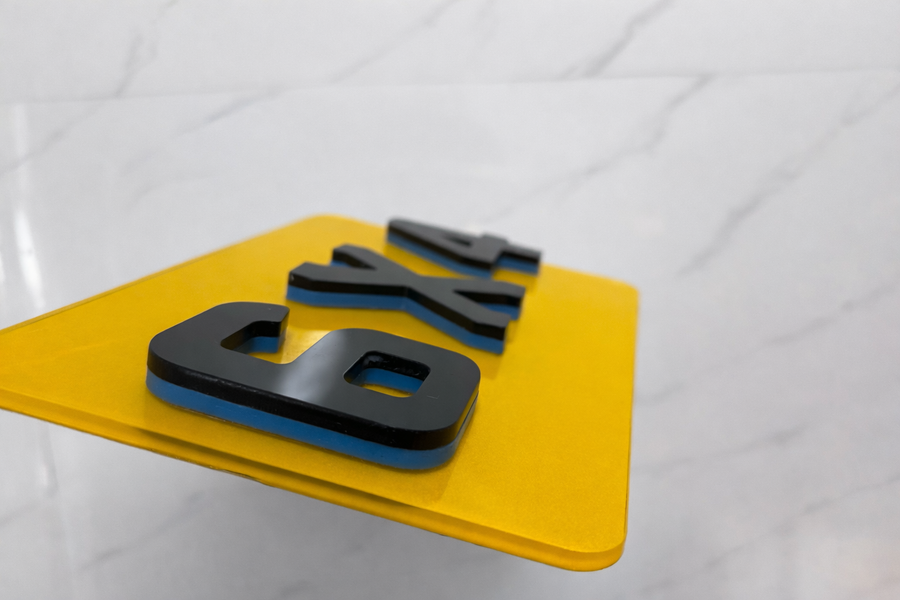 6x4 Bike Plate - Show Plate
