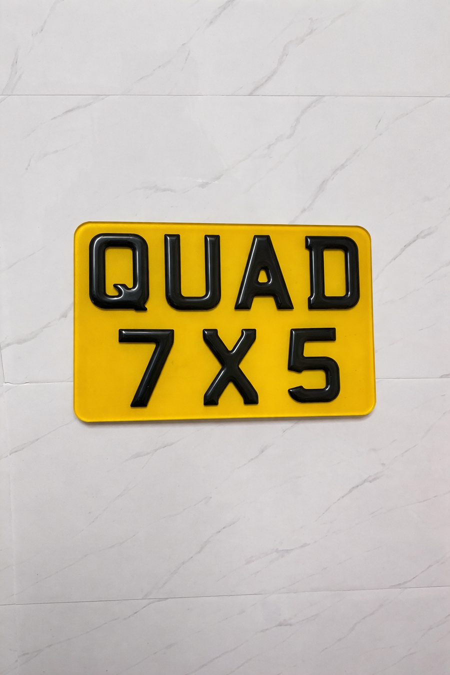 7x5 Bike Plate - Show Plate
