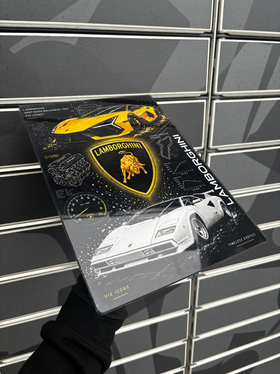 Lamborghini Rectangle Sign