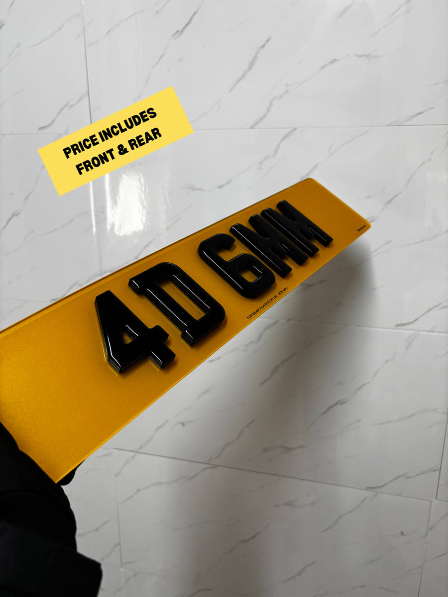 4D 6mm Gel Gloss Black