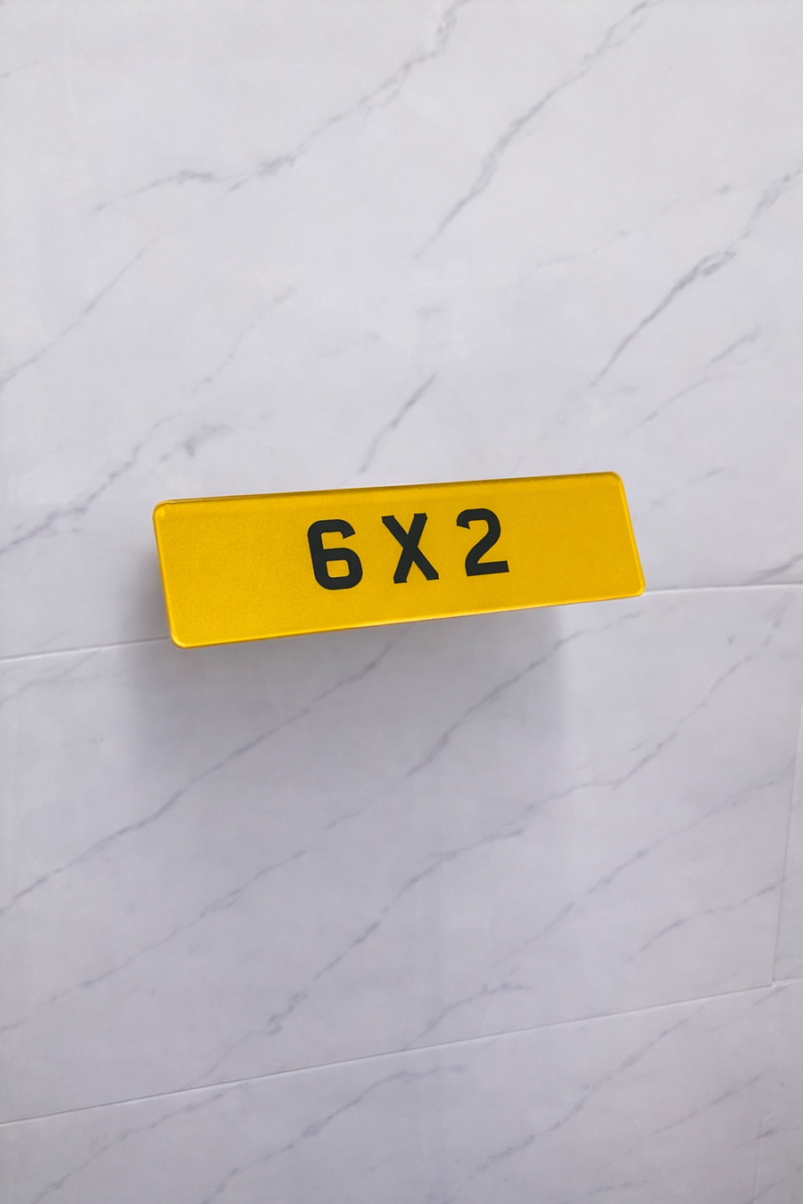 6x2 Bike Plate - Show Plate