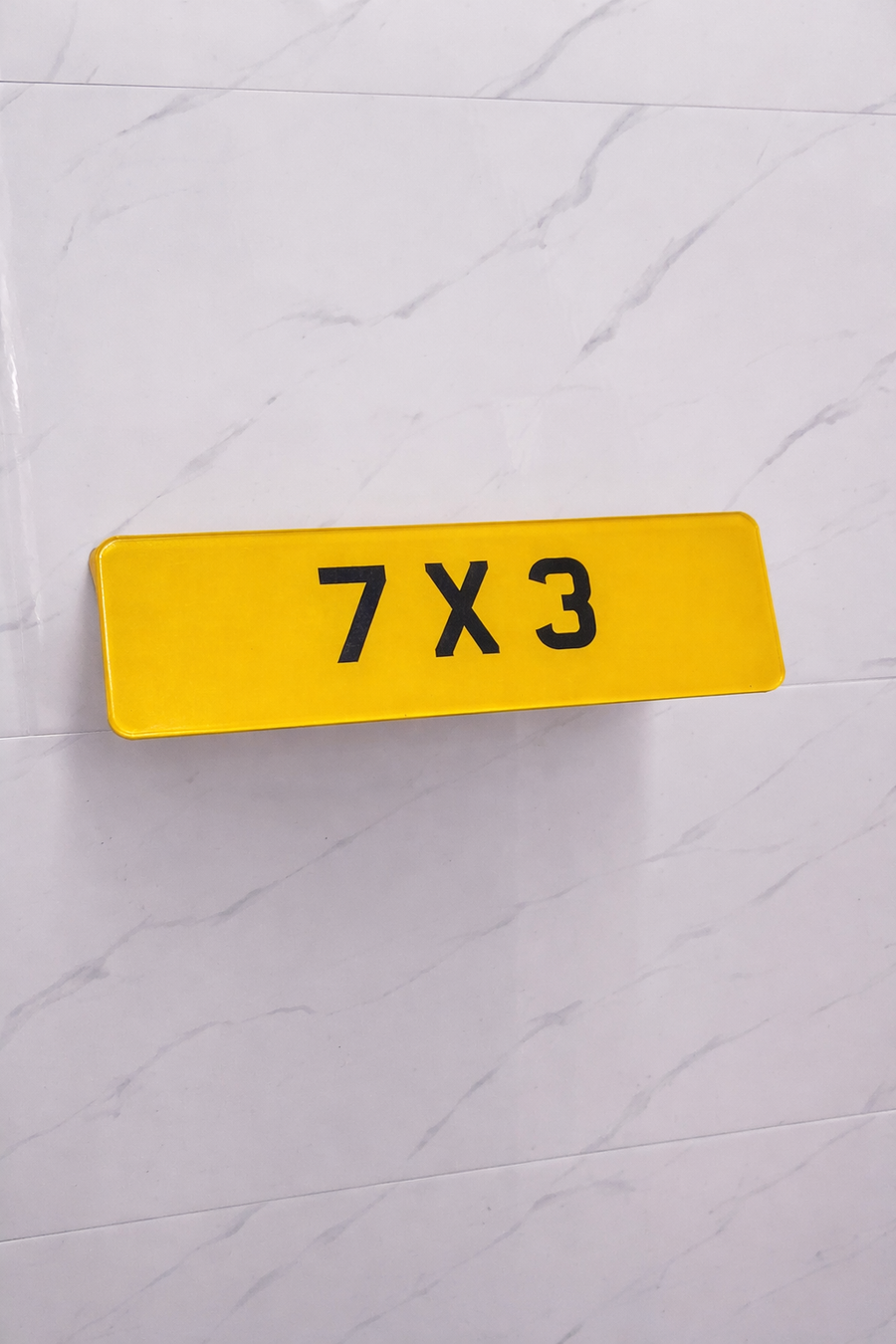 7x3 Bike Plate - Show Plate