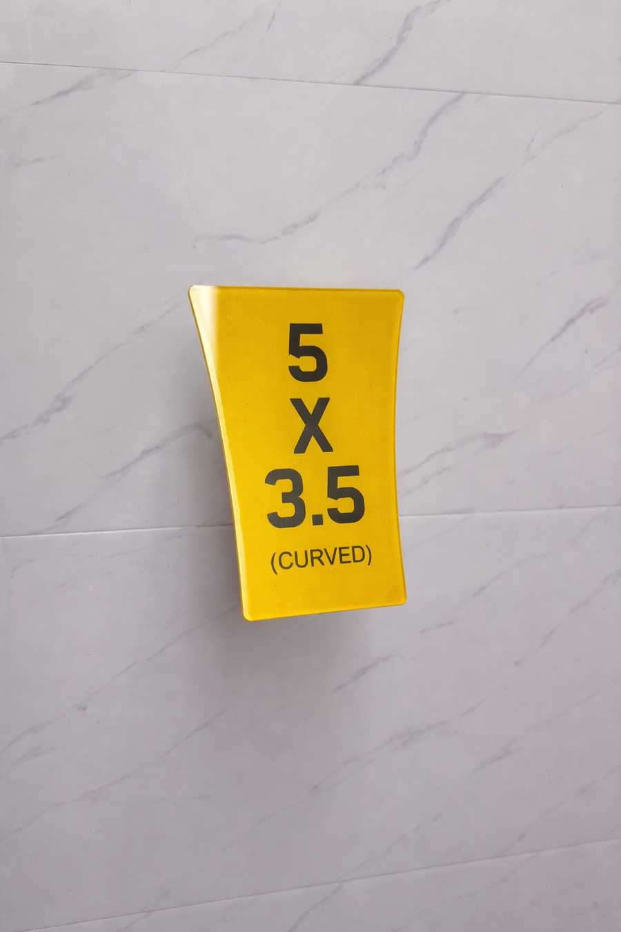 5x3.5 Curved Bike Plate - Show Plate