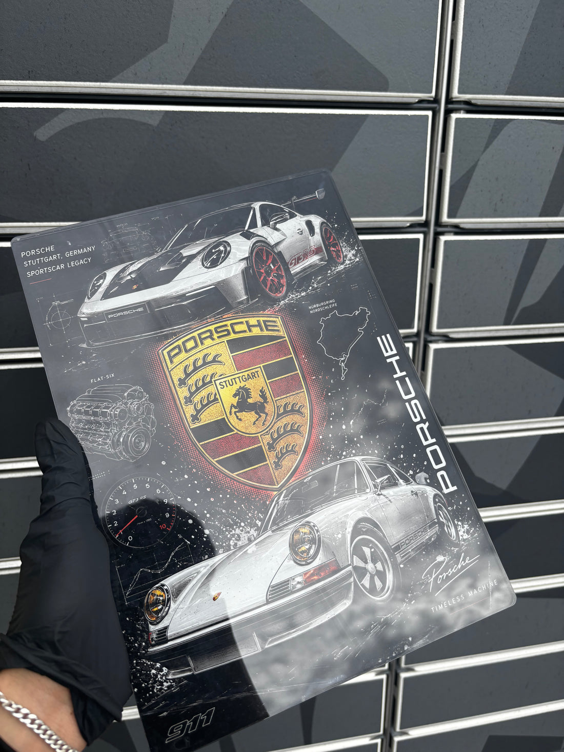 Porsche Rectangle Sign