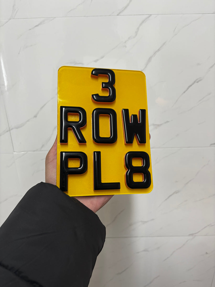 3 Row Plate - Show Plate