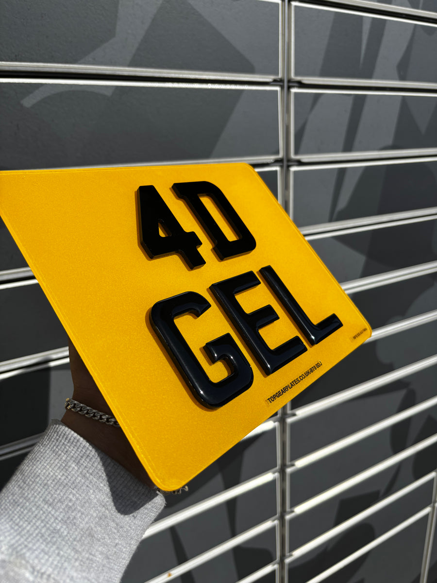 9x7 Bike Plate - Road Legal