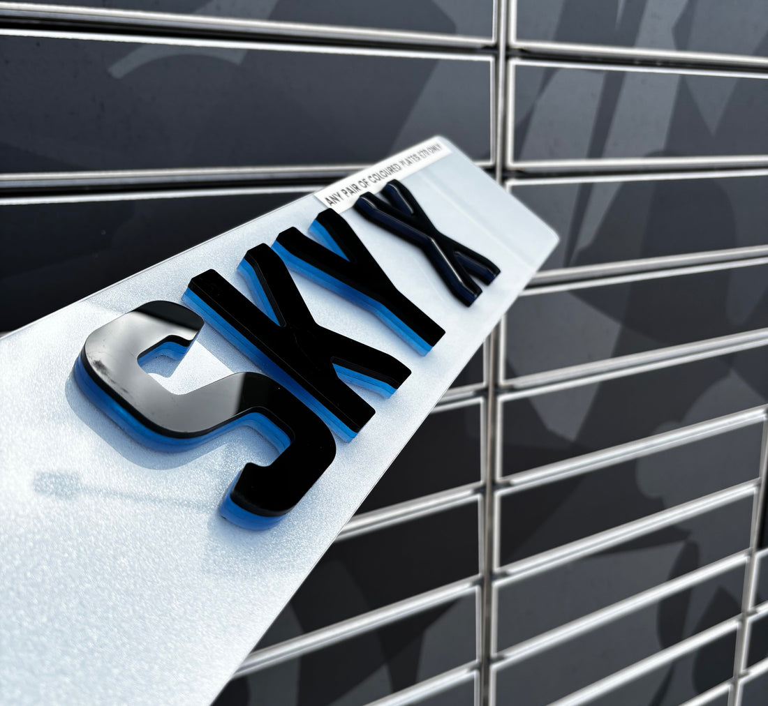 Sky Blue Coloured Show Plate